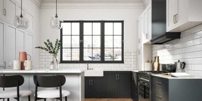 밝고 깨끗한 주방
